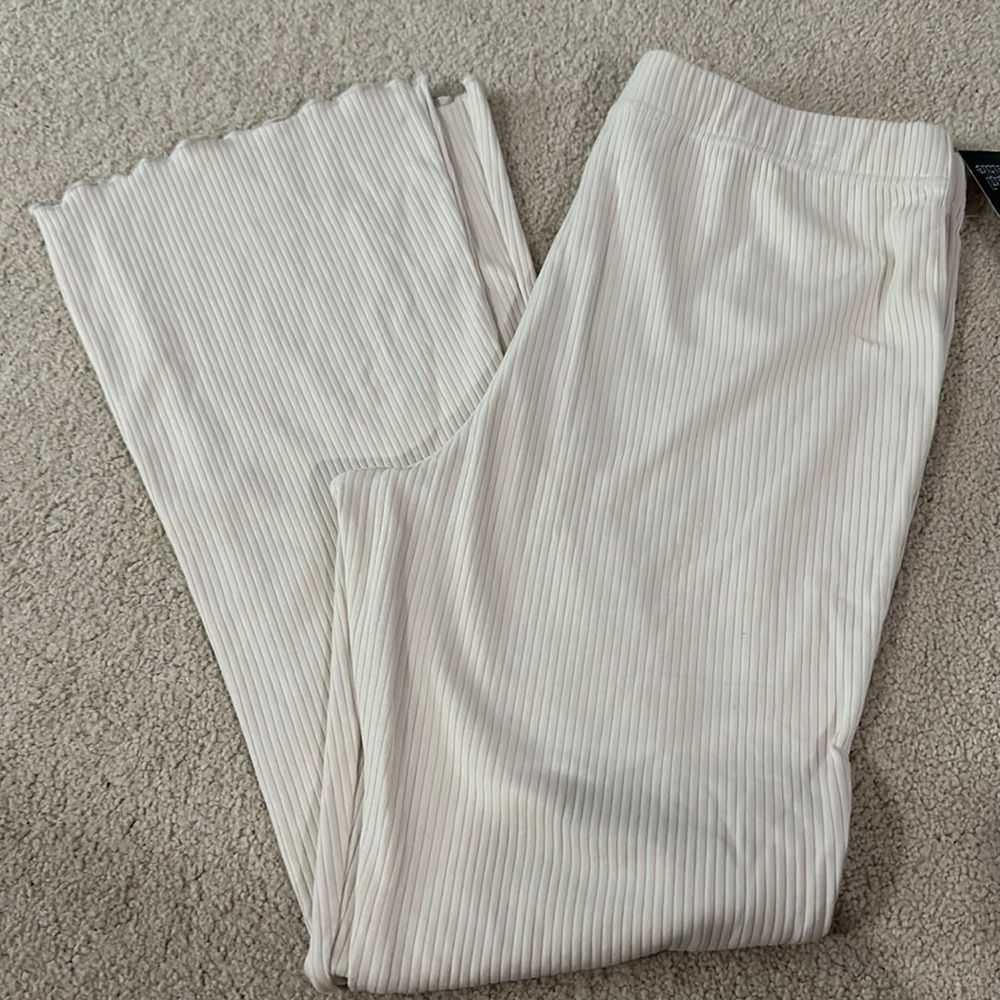 Wild Fable light beige boot cut ribbed pants